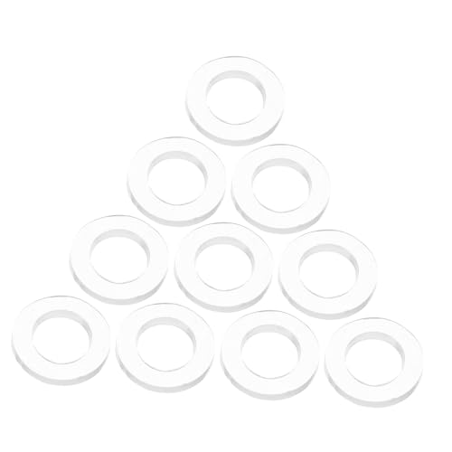 Sosoport 10 Stücke Duschschlauch Dichtungen Unterlegscheiben und Langlebig für Verschiedene Duschköpfe und Schläuche Einfache Installation Einsetzbar Sosoport 10 Stücke Duschschlauch Dichtungen Unterlegscheiben und Langlebig für Verschiedene Duschköpfe und Schläuche Einfache Installation Einsetzbar von Sosoport