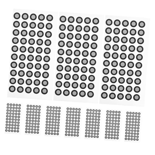 Sosoport 12 Blatt Bögen Reflexionsfolie Markerpunkte für Scanner Hochreflektierende Referenzpunkte mit Innen ø Außen ø Robuste Präzise Scanning dots für Optisches Tracking und von Sosoport
