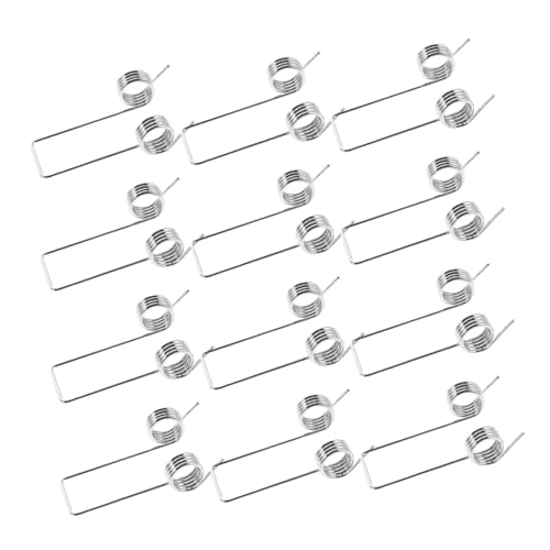 Sosoport 12 Stück Metall Torsionsfeder Für Mülleimerdeckel Mülleimerdeckel Torsionsfeder Mülleimer Reparaturfeder Mülldeckel Dosendeckelfeder Deckelscharnierfeder von Sosoport