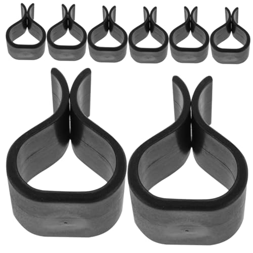 Sosoport 12 Stück Rattan Möbel Clips für Gartenmöbel Stabile Verbindungsstücke für Rattan Sofas Verhindern Bewegung und Sorgen für Ordnung im Außenbereich von Sosoport