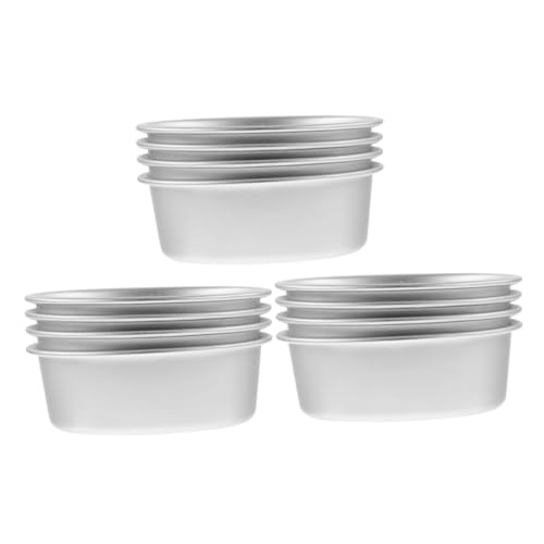 Sosoport 12 Stück Teiliges Backformen set aus Anodisiertem Aluminium Langlebig und Antihaftbeschichtet Vielseitig für Kuchen Pudding und Brot für Hobbybäcker und Profis Einfache Reinigung von Sosoport