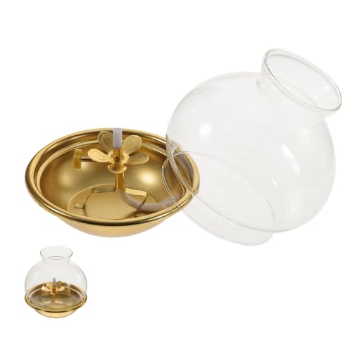 Sosoport 1Satz Öllampe mit Lampenschirm Vintage Petroleumlampe für Anbetung und Dekoration Kompakt und Elegant für Esstisch Schreibtisch oder Regal Teiliges Sosoport 1Satz Öllampe mit Lampenschirm Vintage Petroleumlampe für Anbetung und Dekoration Kompakt und Elegant für Esstisch Schreibtisch oder Regal Teiliges von Sosoport