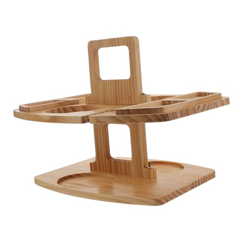 Sosoport 1Stück Tragbarer Snack Rack und Rotwein Rack Multifunktionales Holzregal für Picknick und Camping zur Aufbewahrung von Snacks und Getränken Sosoport 1Stück Tragbarer Snack Rack und Rotwein Rack Multifunktionales Holzregal für Picknick und Camping zur Aufbewahrung von Snacks und Getränken von Sosoport