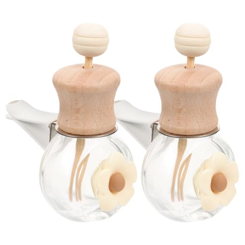 Sosoport 2 STÜCK Auto Aromatherapie Diffusor Flaschen mit Vent Clip Milchtee Farbe Transparentes Glas Leere Duftöl Behälter Kreative Auto Lufterfrischer Innenraum Dekor Sosoport 2 STÜCK Auto Aromatherapie Diffusor Flaschen mit Vent Clip Milchtee Farbe Transparentes Glas Leere Duftöl Behälter Kreative Auto Lufterfrischer Innenraum Dekor von Sosoport