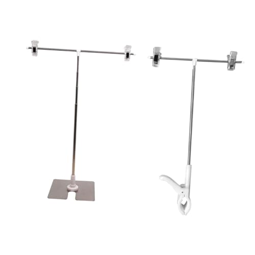 Sosoport 2 Stück Edelstahl T förmiger Posterständer mit Verstellbarer Höhe Ausziehbarer Sign Display Stand für Werbeplakate Kompakt Stabil und Einfach Montierbar für Tisch Eventnutzung Sosoport 2 Stück Edelstahl T förmiger Posterständer mit Verstellbarer Höhe Ausziehbarer Sign Display Stand für Werbeplakate Kompakt Stabil und Einfach Montierbar für Tisch Eventnutzung von Sosoport