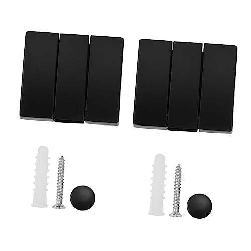 Sosoport 2 Stück Faltbare Platzsparende Space Aluminium Garderobenhaken Multifunktionale Handtuch und Kleiderhaken für Badezimmer Schlafzimmer Modernes Design Schwarz Sosoport 2 Stück Faltbare Platzsparende Space Aluminium Garderobenhaken Multifunktionale Handtuch und Kleiderhaken für Badezimmer Schlafzimmer Modernes Design Schwarz von Sosoport