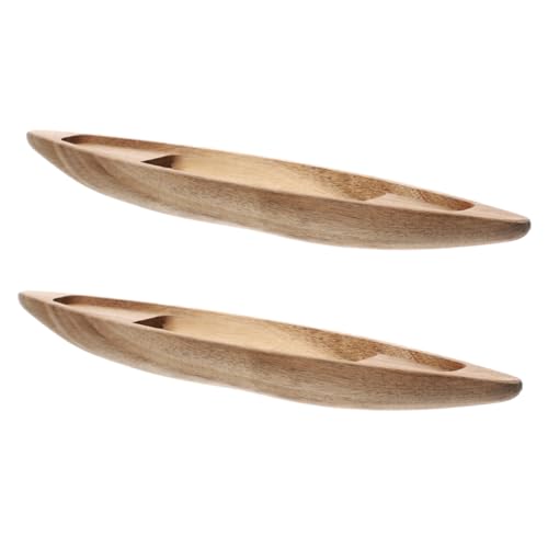 Sosoport 2 Stück Holzboot Modell Nautische Dekoration Tisch Fisch Von Dekorativen Miniatur Segelboot Ornamenten Basteln Für Unfertige Boote Hölzernes Schreibtisch von Sosoport