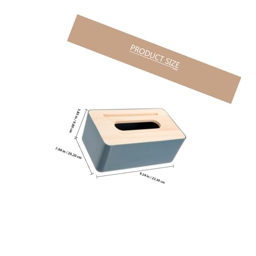 Sosoport 2 Stück Holzdeckel Taschentuchbox für Schreibtisch Dekorative Aufbewahrungsbox für Haushalt Praktische Papierspender für Wohnzimmer Büro Hotel Langlebig und Einfach zu Bedienen von Sosoport