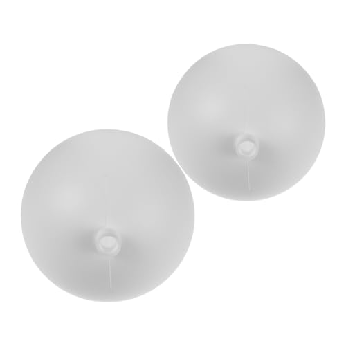 Sosoport 2 Stück Kugel Lampenschirm Kunststoff Lichtabdeckung Fassung Rund Lampenschirm für Wohnzimmer Schlafzimmer Hochzeit Garten Dekoration Stabiles Design von Sosoport