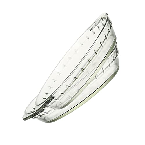 Sosoport 2 Stück Hitzebeständige Glasbackplatte Mikrowellen und Ofen Geeignet Temperaturen von 20°C 300°C Lebensmittelsicher für Grill und Aufbewahrungszwecke von Sosoport