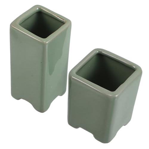 Sosoport 2 Stück Mini-Blumentopf Keramik Topf für Zimmerpflanzen kleine Keramiktöpfe für Pflanzen kreative Sukkulentöpfe Mini-Töpfe Pflanzer Keramik Dekorative Keramikpflanzer Hellgrün Sosoport 2 Stück Mini-Blumentopf Keramik Topf für Zimmerpflanzen kleine Keramiktöpfe für Pflanzen kreative Sukkulentöpfe Mini-Töpfe Pflanzer Keramik Dekorative Keramikpflanzer Hellgrün von Sosoport