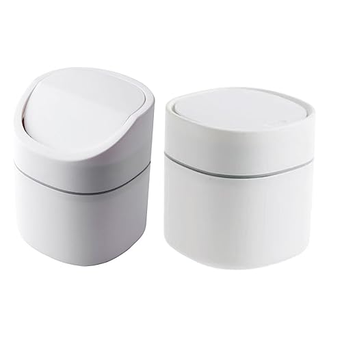 Sosoport 2 Stück Mini Tischmülleimer aus Kunststoff mit Deckel Praktischer Abfalleimer für Büro Küche und Schreibtisch Kompakter Müllbehälter für Sauberes Wohnen Sosoport 2 Stück Mini Tischmülleimer aus Kunststoff mit Deckel Praktischer Abfalleimer für Büro Küche und Schreibtisch Kompakter Müllbehälter für Sauberes Wohnen von Sosoport