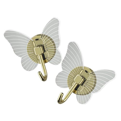 Sosoport 2 Stück Schmetterling Wandhaken Transparent Selbstklebend Starke Haftung Vielseitige Wandaufhängung für Handtücher Schlüssel Accessoires für Bad Flur Wohnzimmer ohne Bohren Sosoport 2 Stück Schmetterling Wandhaken Transparent Selbstklebend Starke Haftung Vielseitige Wandaufhängung für Handtücher Schlüssel Accessoires für Bad Flur Wohnzimmer ohne Bohren von Sosoport