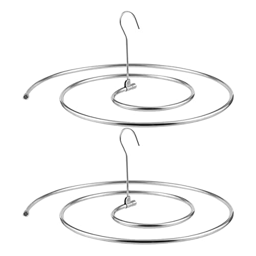 Sosoport 2 Stück Spiral Bettwäsche Aufhänger Trocknungsständer für Decken Platzsparender Wäscheständer für Zuhause für und Außennutzung von Sosoport