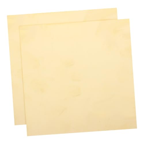 Sosoport 2 Stück Teiliges Messingblech Korrosionsbeständig Rostfrei Metallplatten für Bastelarbeiten DIY Reparaturen Modellbau Kreative Handwerksprojekte Sosoport 2 Stück Teiliges Messingblech Korrosionsbeständig Rostfrei Metallplatten für Bastelarbeiten DIY Reparaturen Modellbau Kreative Handwerksprojekte von Sosoport