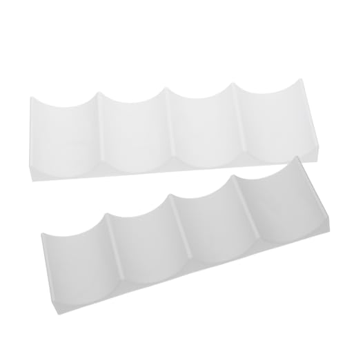 Sosoport 2 Stück Weinflaschenhalter für Kühlschrank Multifunktionaler Getränke Organizer aus Kunststoff Platzsparend Einfach zu Reinigen Stilvoll für Küche Desktop und Vorratsraum Creme Sosoport 2 Stück Weinflaschenhalter für Kühlschrank Multifunktionaler Getränke Organizer aus Kunststoff Platzsparend Einfach zu Reinigen Stilvoll für Küche Desktop und Vorratsraum Creme von Sosoport
