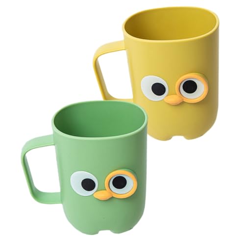 Sosoport 2 Stück Zahnputzbecher aus Langlebigem Kunststoff Niedliches Cartoon Design Multifunktionale Trink und Aufbewahrungstassen für Bad und Küche Platzsparend für Wiederverwendbar Sosoport 2 Stück Zahnputzbecher aus Langlebigem Kunststoff Niedliches Cartoon Design Multifunktionale Trink und Aufbewahrungstassen für Bad und Küche Platzsparend für Wiederverwendbar von Sosoport