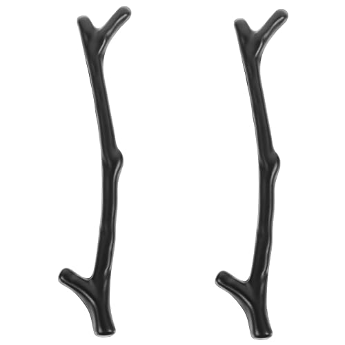 Sosoport 2 Stück Zweifach Branch Cabinet Handle Moderner Türgriff aus Schubladenknopf für Schränke Kommoden und Design für Verschiedene Einrichtungsstile Sosoport 2 Stück Zweifach Branch Cabinet Handle Moderner Türgriff aus Schubladenknopf für Schränke Kommoden und Design für Verschiedene Einrichtungsstile von Sosoport