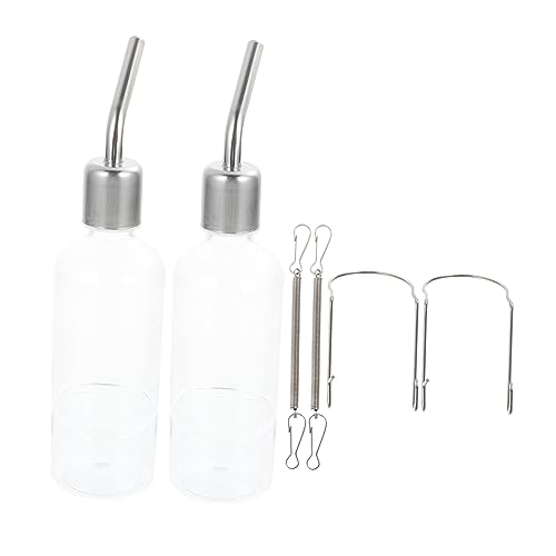 Sosoport 2 Stücke Haustier Trinkflasche Hängende Wasserflasche für Kaninchen Meerschweinchen und Chinchillas aus Hochwertigem und Auslaufsicher mit Design zur Überwachung Sosoport 2 Stücke Haustier Trinkflasche Hängende Wasserflasche für Kaninchen Meerschweinchen und Chinchillas aus Hochwertigem und Auslaufsicher mit Design zur Überwachung von Sosoport