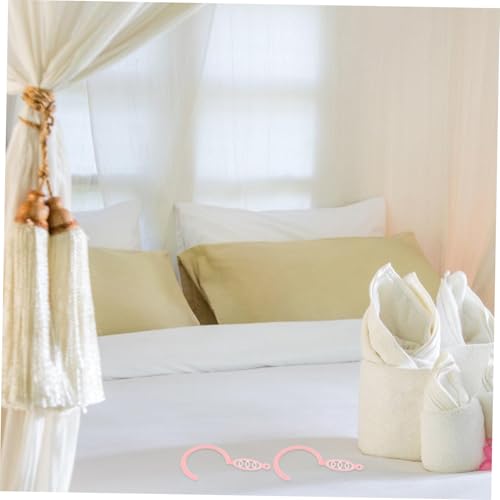 Sosoport 20 Stück Moskitonetz Haken aus Kunststoff Stabile Netzklemmen für Pavillon Vielseitige Vorhanghaken Einfache Montage Widerstandsfähig und Platzsparend für Zuhause und Hotelgebrauch von Sosoport