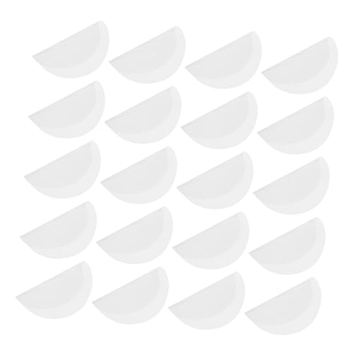 Sosoport 20 Stück Teiliges Silikon Dampfmats Runde Dampfgarer Unterlage für Gedämpfte Teigwaren Hitzebeständig für Baozi Dumplings und Weiß von Sosoport