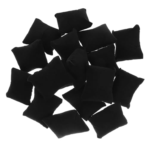 Sosoport 20 Stück Uhrenkissen Schmuckdisplay Kissen für Schmuckbox Handlich und zum Präsentieren von Uhren und Armbändern Schwarz Sosoport 20 Stück Uhrenkissen Schmuckdisplay Kissen für Schmuckbox Handlich und zum Präsentieren von Uhren und Armbändern Schwarz von Sosoport