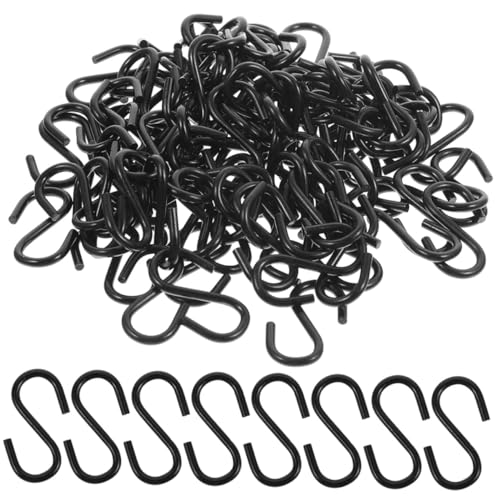 Sosoport 200 Stück Teiliges S Haken aus Robustem Metall Vielseitige Kleiderhaken für Garderobe Küche und Bad Kompakte Organizer für Kleidung Handtücher Schlüssel Einfache Anwendung und Sosoport 200 Stück Teiliges S Haken aus Robustem Metall Vielseitige Kleiderhaken für Garderobe Küche und Bad Kompakte Organizer für Kleidung Handtücher Schlüssel Einfache Anwendung und von Sosoport