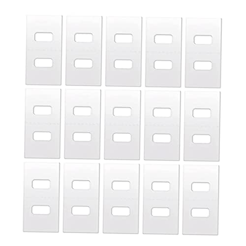 Sosoport 24 Stück Teiliges Vertikale Jalousien Reparatur Tabs Hochwertige PVC Blindfixierer für Einfache Installation und Langlebige Stabilität für Fensterdekoration und Ersatzteile Sosoport 24 Stück Teiliges Vertikale Jalousien Reparatur Tabs Hochwertige PVC Blindfixierer für Einfache Installation und Langlebige Stabilität für Fensterdekoration und Ersatzteile von Sosoport
