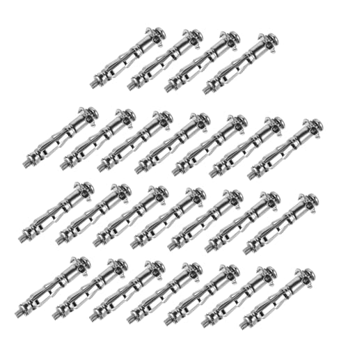 Sosoport 25 Stück Teiliges Schwerlast hohlwanddübel Schrauben Verzinkte Stahl hohlraumanker für Gipskarton Rigipswände Trockenbau und Starke Haltekraft Anti rotations bügel für Sichere Sosoport 25 Stück Teiliges Schwerlast hohlwanddübel Schrauben Verzinkte Stahl hohlraumanker für Gipskarton Rigipswände Trockenbau und Starke Haltekraft Anti rotations bügel für Sichere von Sosoport