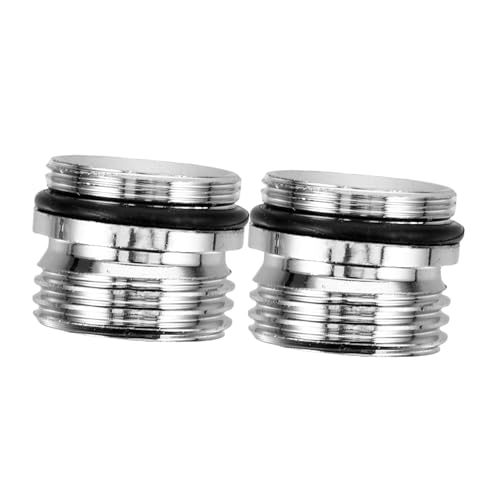 Sosoport 2Stücke Teiliges Adapter für Wasserfilter Hochwertige Kupferkonstruktion Passend für Verschiedene Küchen und Badarmaturen für Sprühaufsätze und Gartenschläuche Sosoport 2Stücke Teiliges Adapter für Wasserfilter Hochwertige Kupferkonstruktion Passend für Verschiedene Küchen und Badarmaturen für Sprühaufsätze und Gartenschläuche von Sosoport