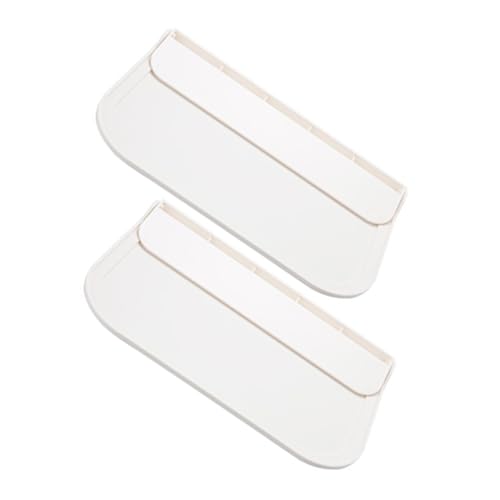 Sosoport 2Stücke Wandmontierte Faltregale Kleberregal für Handtücher und Kleine Gegenstände für Badezimmer und Schlafzimmer Stilvolles Platzsparendes Design von Sosoport