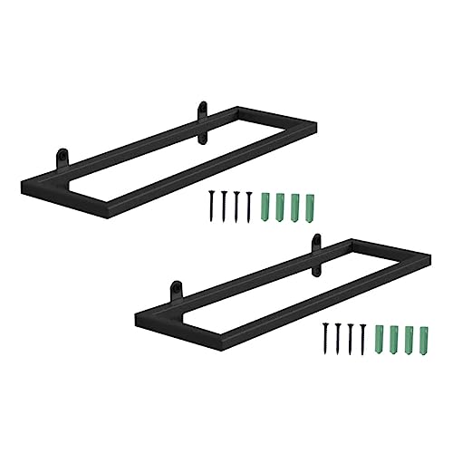 Sosoport 2Stücke Wandmontierter Weinhalter aus Kreatives Weinregal für Zuhause Bar und Restaurant Schwarz Teiliges zur Präsentation von Weinflaschen und Gläsern Sosoport 2Stücke Wandmontierter Weinhalter aus Kreatives Weinregal für Zuhause Bar und Restaurant Schwarz Teiliges zur Präsentation von Weinflaschen und Gläsern von Sosoport