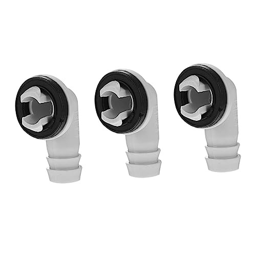 Sosoport 3 STÜCKE Teiliges Set Klimaanlage Ablaufschlauch Adapter Verbindungsstück mit Gummiring Effektiver Wasserauslass für Klimaanlagen Verhindert Wasserleckagen Robuste und Langlebige von Sosoport
