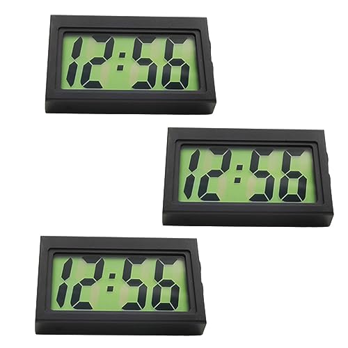 Sosoport 3 Stück Mini Elektronische Uhr Kompakte Leise Digitaluhr für Auto und Zuhause für Armaturenbrett und Tisch Leicht und Langlebig Sosoport 3 Stück Mini Elektronische Uhr Kompakte Leise Digitaluhr für Auto und Zuhause für Armaturenbrett und Tisch Leicht und Langlebig von Sosoport