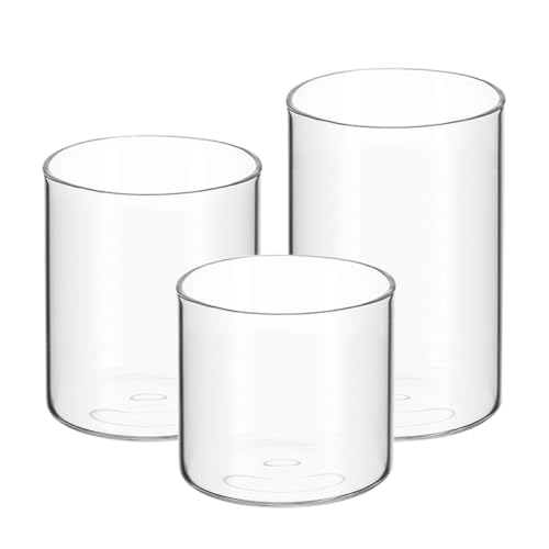 Sosoport 3 Stück Teelichthalter aus Teilig Transparente Kerzenbecher für DIY Duftkerzen Tischdekoration und Festliche Anlässe Sosoport 3 Stück Teelichthalter aus Teilig Transparente Kerzenbecher für DIY Duftkerzen Tischdekoration und Festliche Anlässe von Sosoport