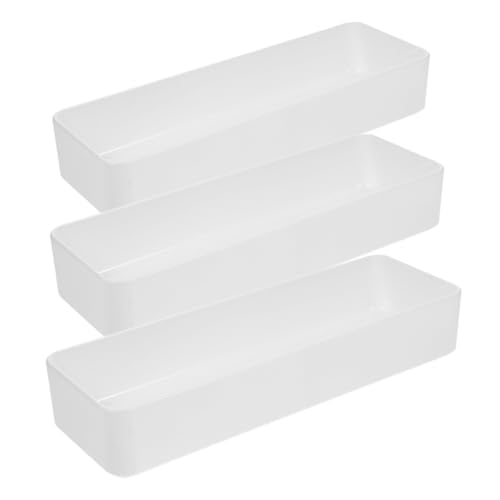 Sosoport 3 Stück Teiliges Organizer aus Weißem Kunststoff Vielseitige Aufbewahrungsboxen für Schreibtisch Küche Büro Stapelbar zur Sortierung von Besteck Kosmetik und Bürobedarf Sosoport 3 Stück Teiliges Organizer aus Weißem Kunststoff Vielseitige Aufbewahrungsboxen für Schreibtisch Küche Büro Stapelbar zur Sortierung von Besteck Kosmetik und Bürobedarf von Sosoport
