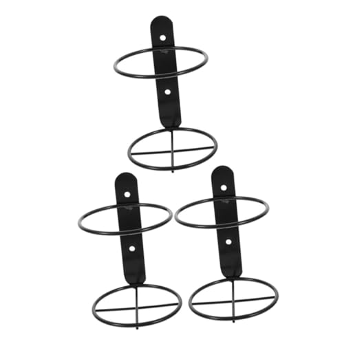 Sosoport 3Stücke Wand Weinhalter aus Robustem Individuelles Weinregal für Flaschen Design für Hausbar zur Präsentation und Dekoration von Sosoport