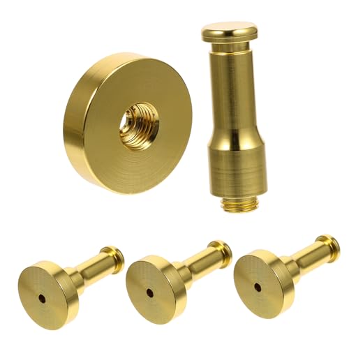 Sosoport 4 Sätze Wandhaken aus Space Aluminium Vielseitig Einsetzbar für Jacken Handtücher Mäntel Platzsparend Modernes Design für Bad Küche Schlafzimmer Goldfarben Sosoport 4 Sätze Wandhaken aus Space Aluminium Vielseitig Einsetzbar für Jacken Handtücher Mäntel Platzsparend Modernes Design für Bad Küche Schlafzimmer Goldfarben von Sosoport