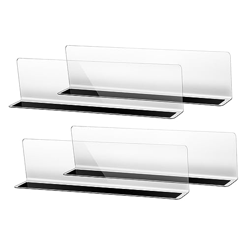 Sosoport 4 Stück Magnetische Regaltrenner Transparente Trennwände für Schränke L-Förmige Regalteiler Flexible Schrankorganisation Installieren Sosoport 4 Stück Magnetische Regaltrenner Transparente Trennwände für Schränke L-Förmige Regalteiler Flexible Schrankorganisation Installieren von Sosoport