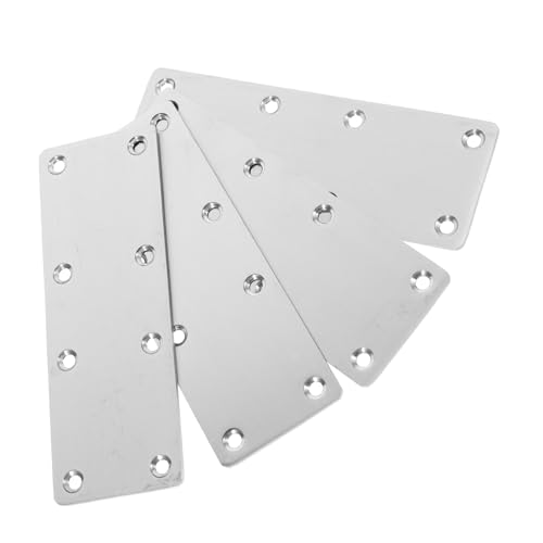 Sosoport 4 Stück Edelstahl Flachwinkel Rostfrei Stabile Möbelverbindung für Holzregale Vielseitige Befestigung und Reparatur von Möbeln Kompakte für Zuverlässigen Halt Sosoport 4 Stück Edelstahl Flachwinkel Rostfrei Stabile Möbelverbindung für Holzregale Vielseitige Befestigung und Reparatur von Möbeln Kompakte für Zuverlässigen Halt von Sosoport