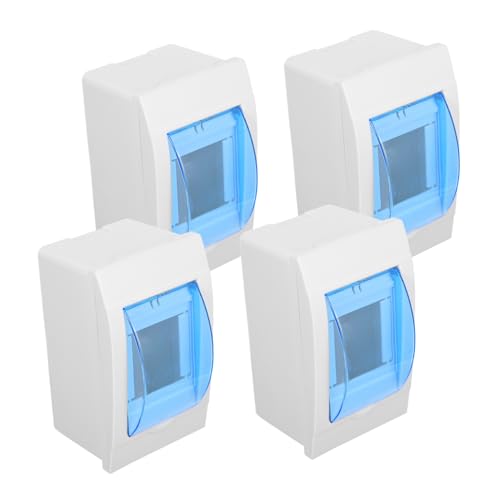 Sosoport 4 Stück Elektrische Verteilerdose mit Transparentem Deckel Stromkreise Vielseitig für Aufputz Unterputzinstallation Robuster Kunststoff Schnelle Fehlererkennung für Haus Büro Sosoport 4 Stück Elektrische Verteilerdose mit Transparentem Deckel Stromkreise Vielseitig für Aufputz Unterputzinstallation Robuster Kunststoff Schnelle Fehlererkennung für Haus Büro von Sosoport