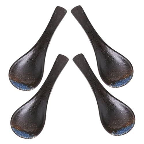 Sosoport 4stücke Keramik Suppenlöffel Haushalt Esslöffel Aus Keramik Für Zarte Suppen Brei Reis Und Desserts Tragbar Wärmebeständig Sosoport 4stücke Keramik Suppenlöffel Haushalt Esslöffel Aus Keramik Für Zarte Suppen Brei Reis Und Desserts Tragbar Wärmebeständig von Sosoport