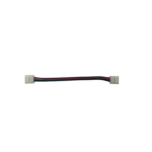 Sosoport 4 Stück Rgb LED Lichtband Verbinder Pin Solderless Adapter für LED Streifen Flexibel Installieren Kompatibel mit Rgb Lichtsystemen von Sosoport