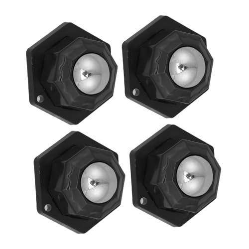Sosoport 4 Stück Selbstklebende Möbelrollen Lenkrollen mit für Einfache Installation für Aufbewahrungsboxen Mülleimer und Kleine Geräte Robust und Geräuschlos von Sosoport