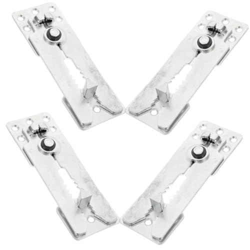 Sosoport 4 Stück Teiliges Heavy Duty Sofa Verbinder aus Rostfreiem Robuste Interlocking Möbelverbinder für Sectional Couch Starke Verbindungsklammern für Wohnzimmer Schlafzimmer und Büro von Sosoport