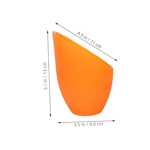 Sosoport 4 Stück Teiliges Orangefarbene Geneigte Lampenschirme aus Kunststoff Vielseitig Einsetzbar für Steh Pendelleuchten Einzigartiges Bogen design für Gleichmäßige Lichtverteilung im Sosoport 4 Stück Teiliges Orangefarbene Geneigte Lampenschirme aus Kunststoff Vielseitig Einsetzbar für Steh Pendelleuchten Einzigartiges Bogen design für Gleichmäßige Lichtverteilung im von Sosoport