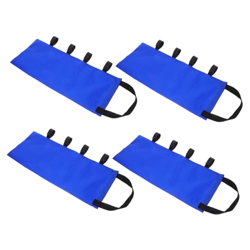 Sosoport 4 Stück Teiliges Outdoor Zelt Sandsäcke Sandgewichte für Pavillon Windschutz Strand Sonnenschirm Stabilisierung Praktisch für Camping und Markt von Sosoport
