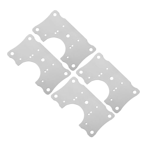 Sosoport 4 Stück Teiliges Scharnier Reparaturset aus Robuste Füllplatten zur Reparatur von Türscharnieren Geeignet für Küchenschränke Kleiderschränke und Einfache Installation und von Sosoport
