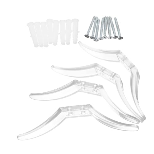 Sosoport 4 Stück Teiliges Transparente Kunststoff Drapery Safety Cleats Robuste Schnurhalter für Fensterrollos und Jalousien Einfache Montage Vielseitig für Vorhänge und Sosoport 4 Stück Teiliges Transparente Kunststoff Drapery Safety Cleats Robuste Schnurhalter für Fensterrollos und Jalousien Einfache Montage Vielseitig für Vorhänge und von Sosoport