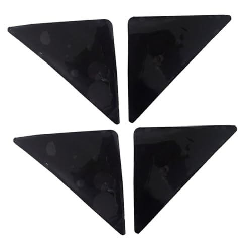 Sosoport 4 Stück Teppichfixierungsaufkleber rutschfeste Pads für Holzfußböden Curling Teppichkleber Einfach Anzubringen Langlebig für Sicheres Verlegen von Teppichen von Sosoport